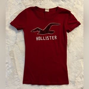 HOLLISTER GRAPHIC TEE, WOMEN, XS